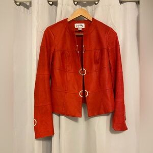 Joseph Ribkoff red blazer jacket